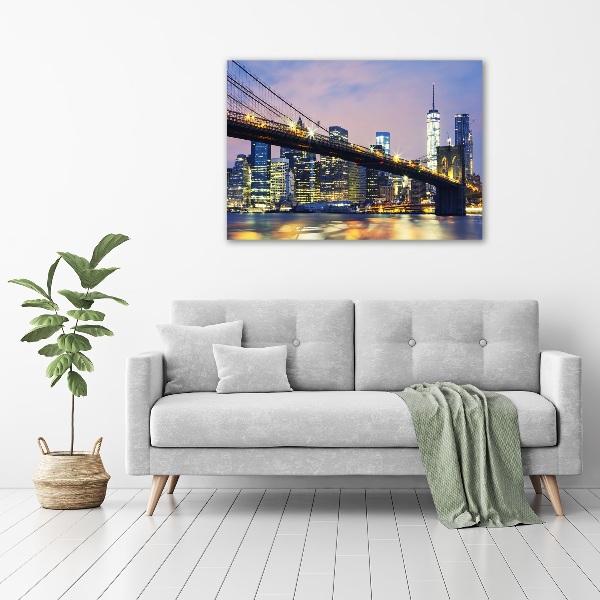 Foto quadro su tela Ponte di Brooklyn