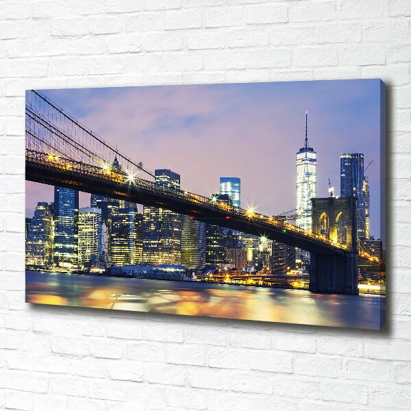 Foto quadro su tela Ponte di Brooklyn