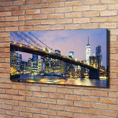 Foto quadro su tela Ponte di Brooklyn