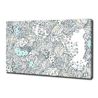 Quadro stampa su tela Motivo floreale