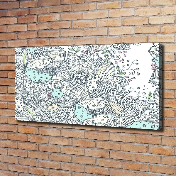 Quadro stampa su tela Motivo floreale