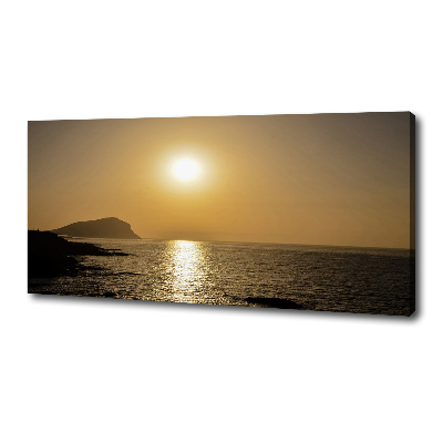 Foto quadro su tela Mare al tramonto