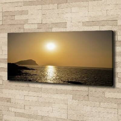 Foto quadro su tela Mare al tramonto