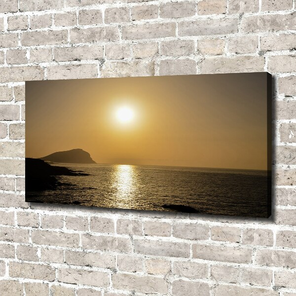Foto quadro su tela Mare al tramonto