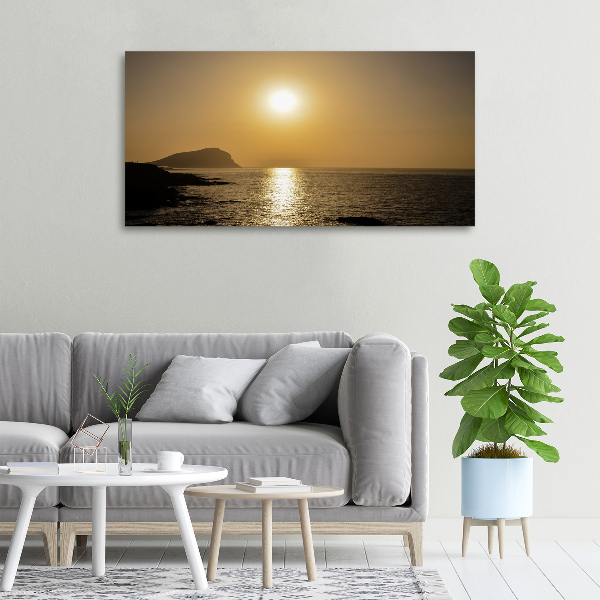 Foto quadro su tela Mare al tramonto