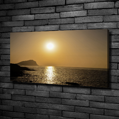Foto quadro su tela Mare al tramonto
