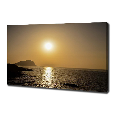 Foto quadro su tela Mare al tramonto