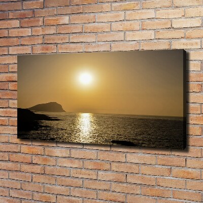 Foto quadro su tela Mare al tramonto