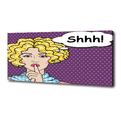 Quadro su tela Donna dei fumetti