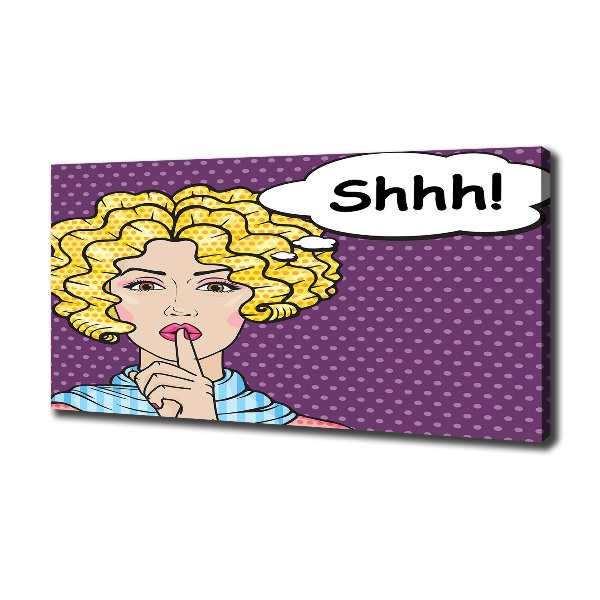 Quadro su tela Donna dei fumetti