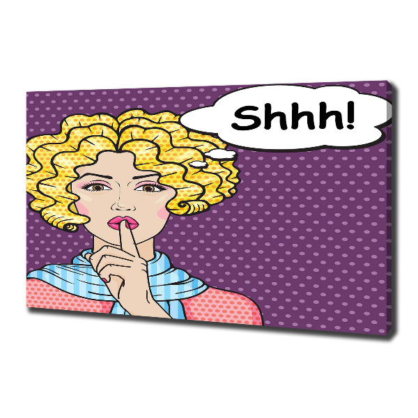 Quadro su tela Donna dei fumetti