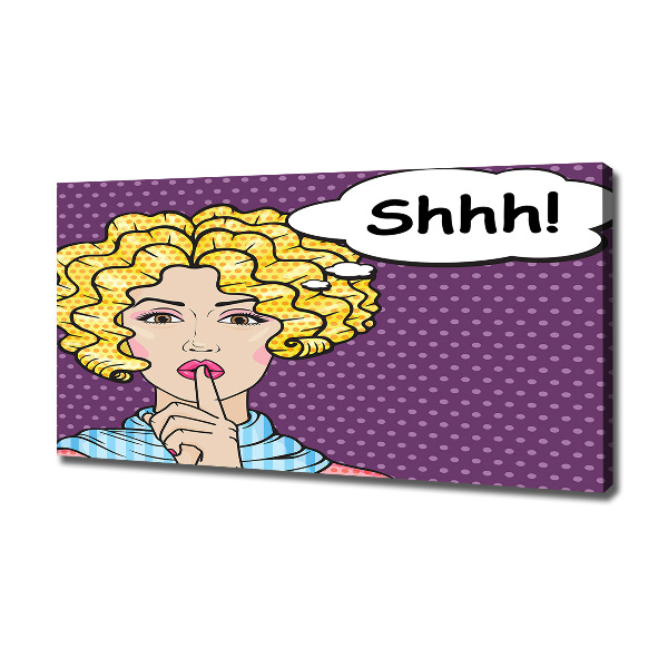 Quadro su tela Donna dei fumetti