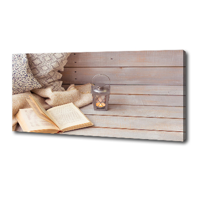 Quadro su tela Rilassarsi con un libro