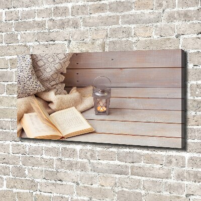 Quadro su tela Rilassarsi con un libro