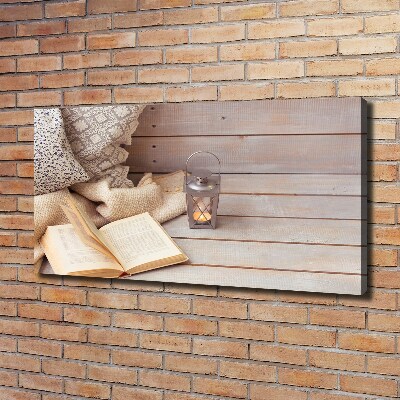 Quadro su tela Rilassarsi con un libro