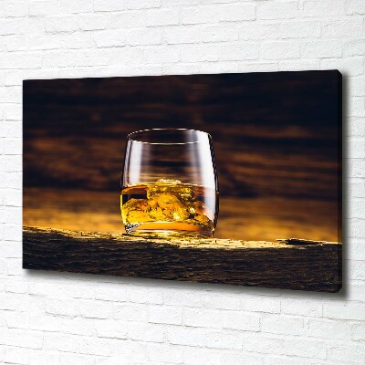 Foto quadro su tela Bourbon in un bicchiere