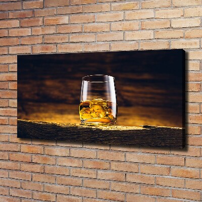 Foto quadro su tela Bourbon in un bicchiere