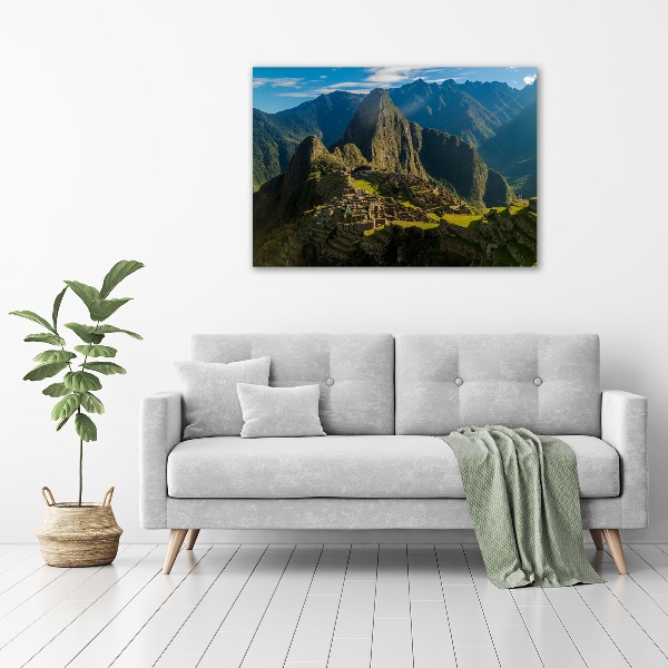 Quadro stampa su tela Rovine di Machu Picchu