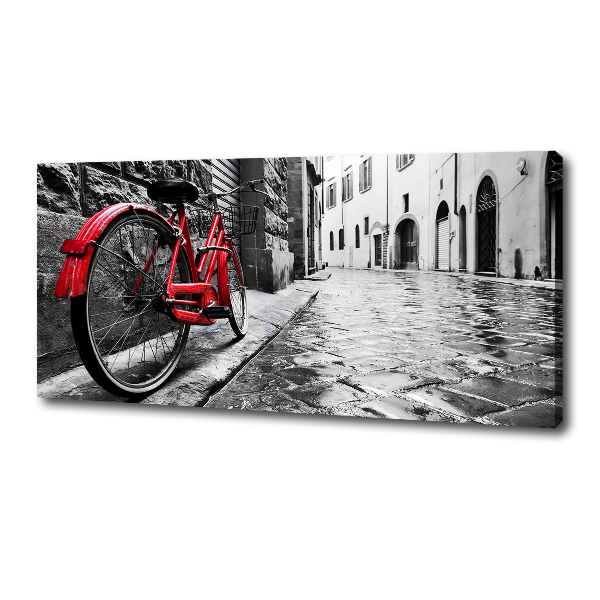 Foto quadro su tela Bicicletta rossa