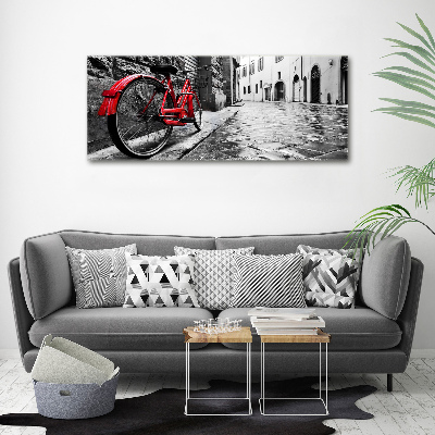 Foto quadro su tela Bicicletta rossa