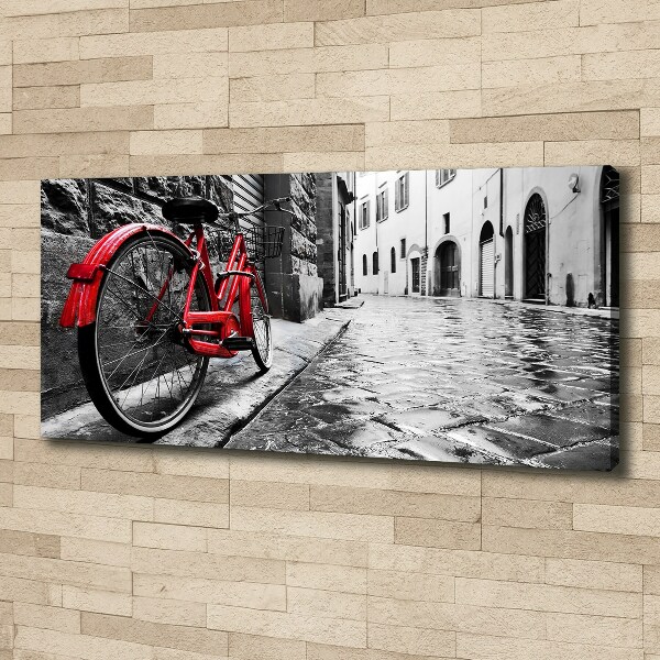 Foto quadro su tela Bicicletta rossa