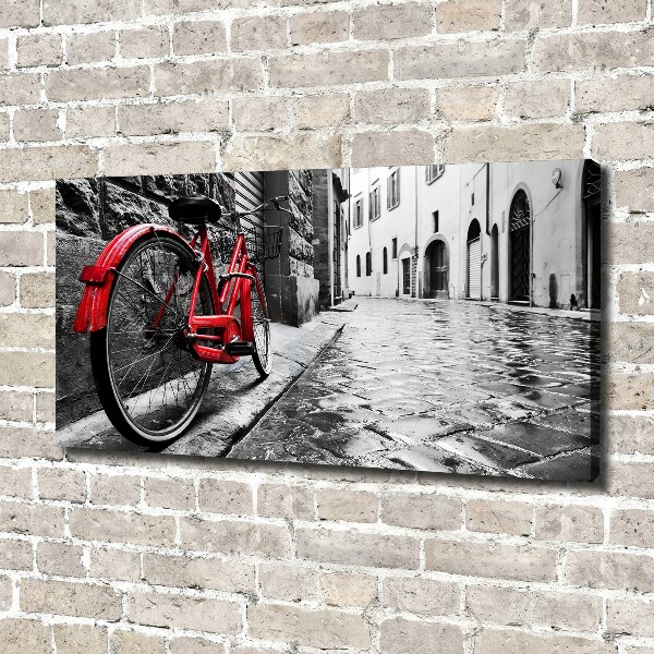 Foto quadro su tela Bicicletta rossa