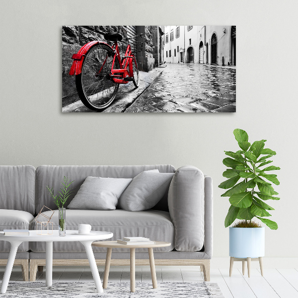 Foto quadro su tela Bicicletta rossa