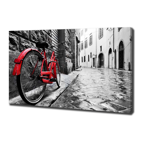 Foto quadro su tela Bicicletta rossa