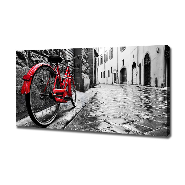 Foto quadro su tela Bicicletta rossa