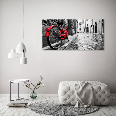 Foto quadro su tela Bicicletta rossa