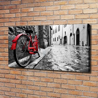 Foto quadro su tela Bicicletta rossa