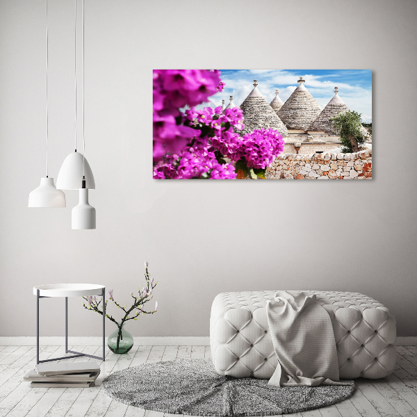Foto quadro su tela Case Trulli