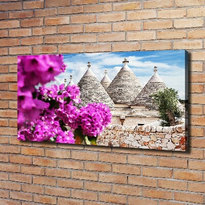 Foto quadro su tela Case Trulli