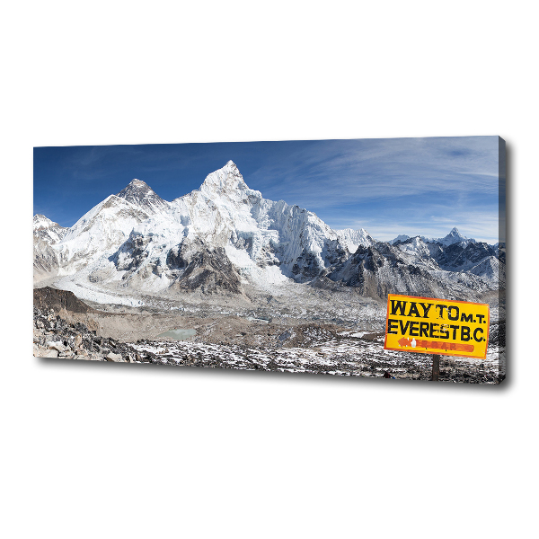 Quadro stampa su tela Monte Everest