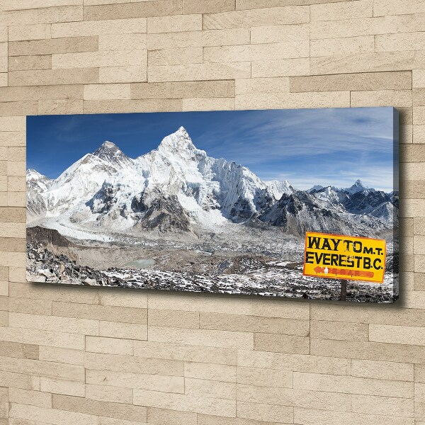 Quadro stampa su tela Monte Everest