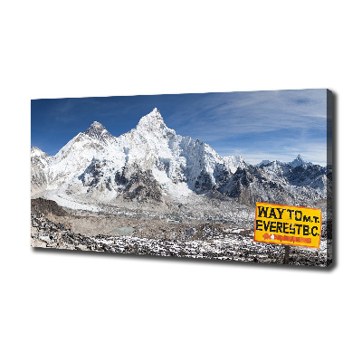 Quadro stampa su tela Monte Everest