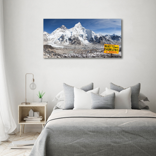 Quadro stampa su tela Monte Everest