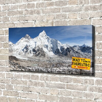 Quadro stampa su tela Monte Everest