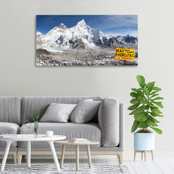 Quadro stampa su tela Monte Everest