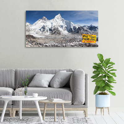 Quadro stampa su tela Monte Everest