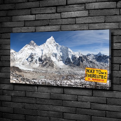 Quadro stampa su tela Monte Everest