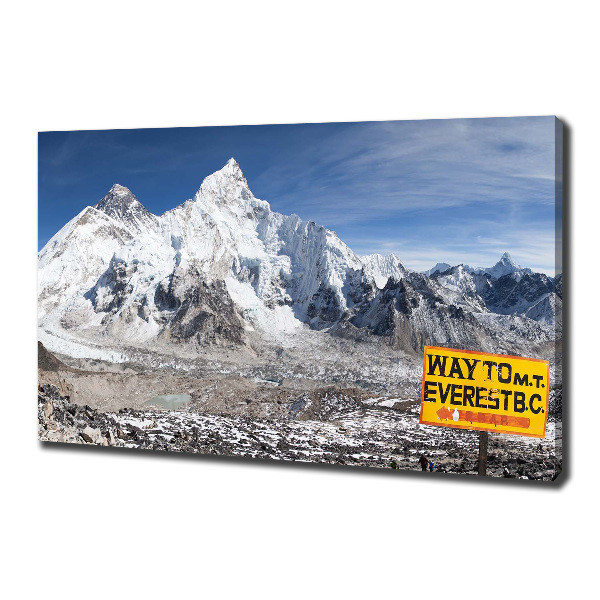 Quadro stampa su tela Monte Everest