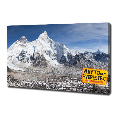 Quadro stampa su tela Monte Everest