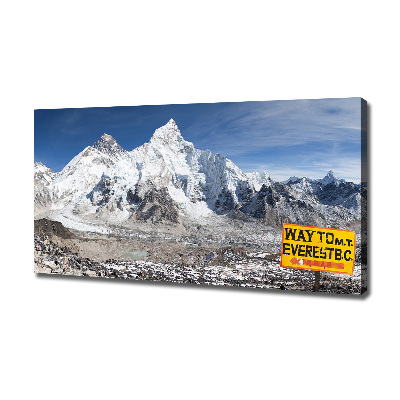 Quadro stampa su tela Monte Everest