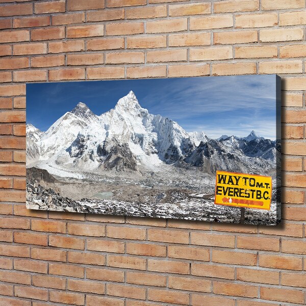 Quadro stampa su tela Monte Everest