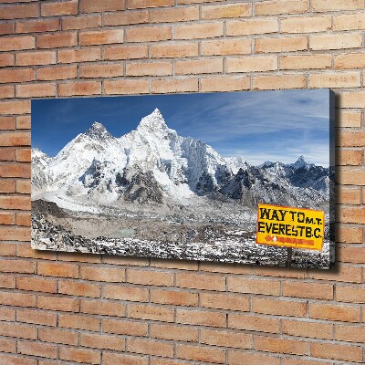 Quadro stampa su tela Monte Everest