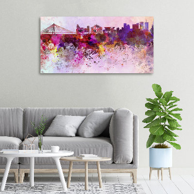Quadro su tela Varsavia colorata