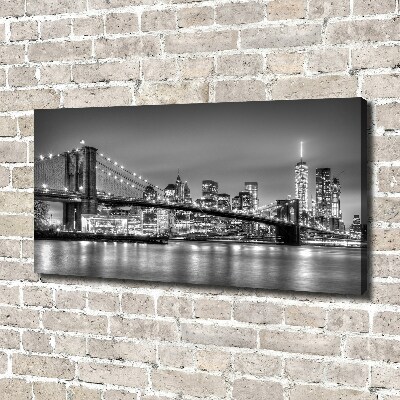 Foto quadro su tela Ponte di Brooklyn