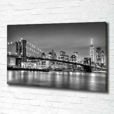 Foto quadro su tela Ponte di Brooklyn