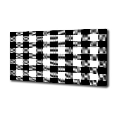 Foto quadro su tela A scacchi bianchi e neri